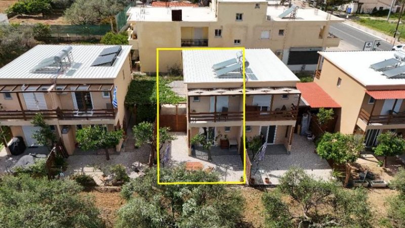 Pirgos Psilonerou MIT VIDEO - Kreta Pirgos Psilonerou - Doppelhaushälfte mit Meerblick - zu Fuß zum Strand Haus kaufen